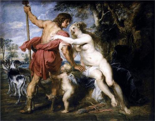 миф о Венере и Адонисе, Рубенс